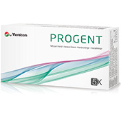éprotéinisant, désinfectant et nettoyant intensif compatible avec toutes les Lentilles Rigides Perméables à l'Oxygène. . Déprotéinisation. . Nettoyage intensif. . Décontamination : Activité désinfectante en seulement 5 minutes sur les bactéries, champignons, virus et amibes4, 5, 6, 7, 8. . Action d’élimination des prions Il est recommandé d'utiliser le Menicon Progent de façon hebdomadaire (en port journalier des lentilles) en association avec la solution MeniCare Pure. COMPOSITION Dose A : Solution d’hypochlorite de sodium (NaCIO 20,30 mg - eau purifiée q.s.p 5 ml). Dose B : Solution de bromure de potassium (KBr 30,75 mg - eau purifiée q.s.p 5 ml).